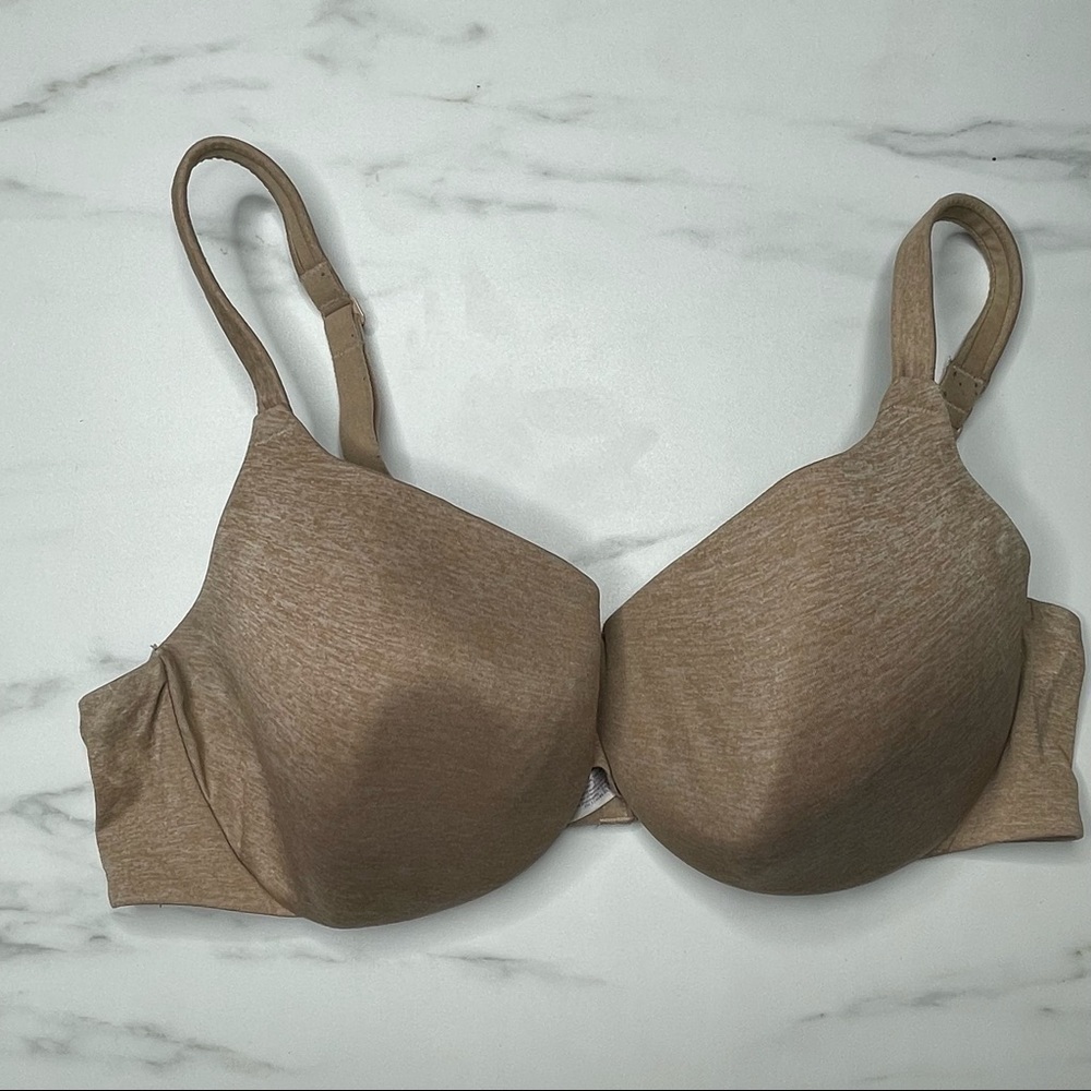 Cacique Tan True Embrace T Shirt Bra Size 42D